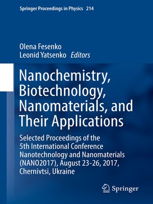 cover image of Nanochemistry, Biotechnology, Nanomaterials, and Their Applications